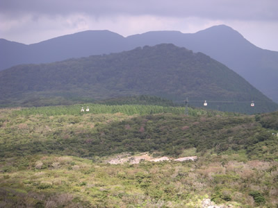 大湧谷から見える景色